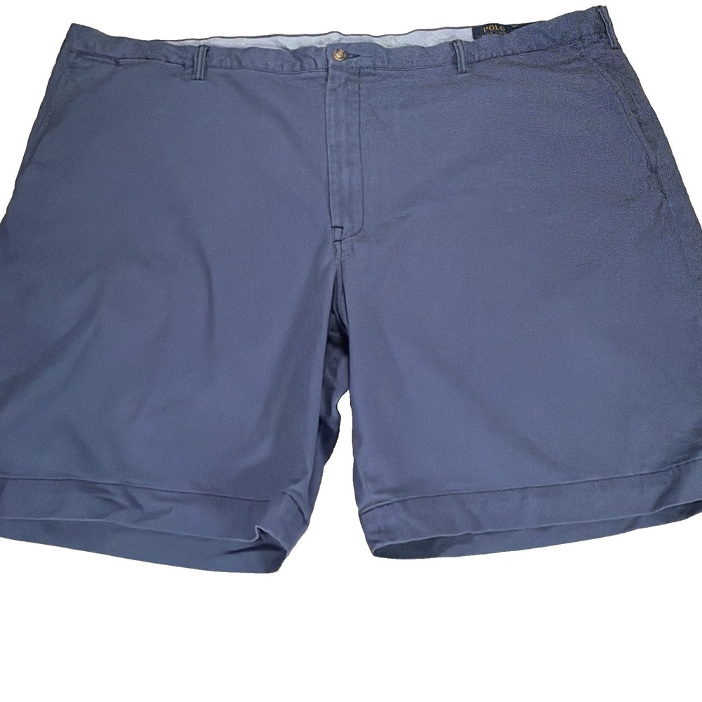 Polo Ralph Lauren Chino Shorts Men's 52B Blue Stretch Classic Fit Big Casual